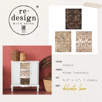 Prima Decor Transfers - Delicate Lace