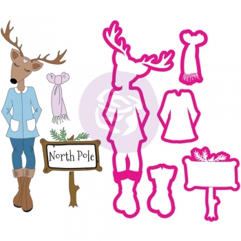 PRIMA Cling Stamp`s & Dies - Rudi