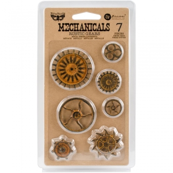Prima Marketing Finnabair Mechanicals - Rustic Gears 7 St.