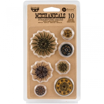 Prima Marketing Finnabair Mechanicals - Steampunk Gears 10 St.