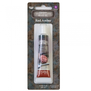 Prima Antique Brilliance Wax - Red Amber (Tube)