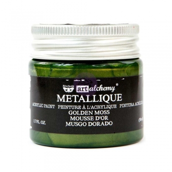 Prima Marketing Acrylic Paint - Metallique Golden Moss