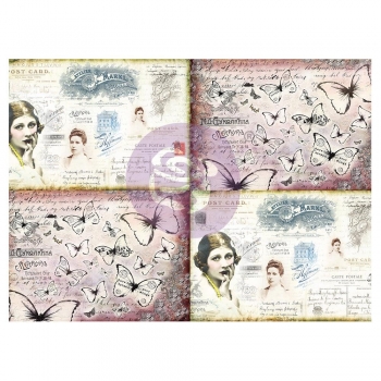 Prima Decorative Paper - Journaling Minis Ladies World
