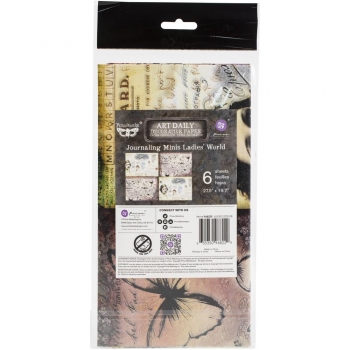 Prima Decorative Paper - Journaling Minis Ladies World
