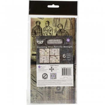 Prima Decorative Paper - Journaling Minis Butterfly Massage