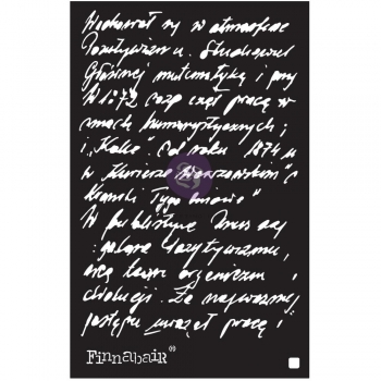 Prima Marketing Finnabair - Stencil - Ghostwriter