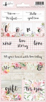 Piatek Trzynastego - Love in Bloom Stickers 2 Rechtecke