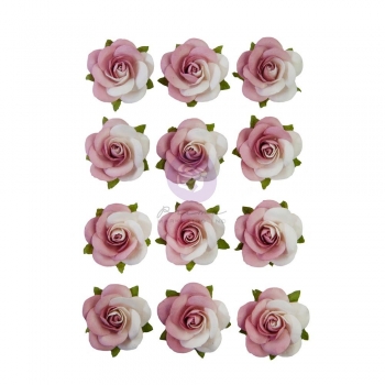 Prima Marketing Mulberry Paper Flowers - Flower Fields/Farm Sweet Farm 12 Stk.