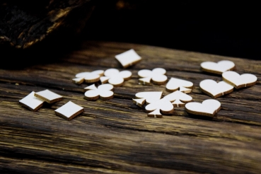 SnipArt Chipboards Lucky Games – Card symbols