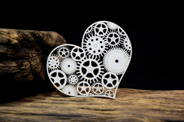 SnipArt Chipboards Industrial Factory – Cogs heart
