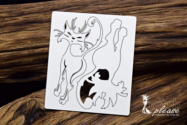 SnipArt Chipboards Witch Please – Layered Cat