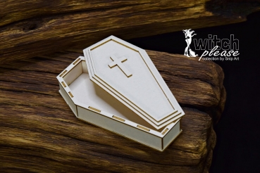 SnipArt Chipboards Witch Please – 3D Coffin