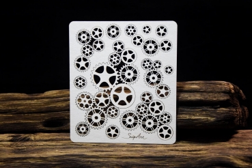 SnipArt Chipboards Industrial Factory – Cogs background
