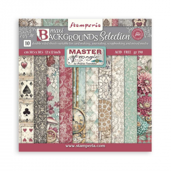 Stamperia - Background Selection - Master of Magic 12"x12"