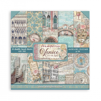 Stamperia - Paper Pad - Venice - City of Art 12"x12"