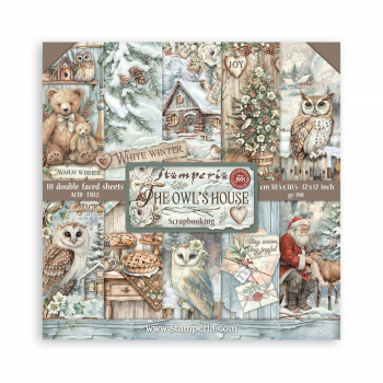 Stamperia - Paper Pad - The Owl's House 12"x12"