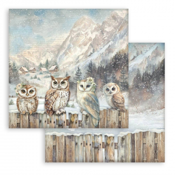 Stamperia - Paper Pad - The Owl's House 12"x12"
