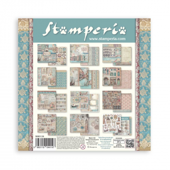 Stamperia Paper Pack - Venice City of Art - 8"x8"