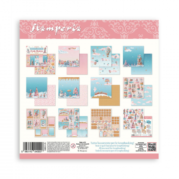Stamperia Paper Pack - Candy Christmas - 8"x8"