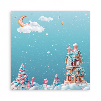 Stamperia MAXI Paper Pack - Candy Christmas - 8"x8"