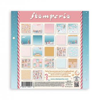 Stamperia MAXI Paper Pack - Candy Christmas - 8"x8"