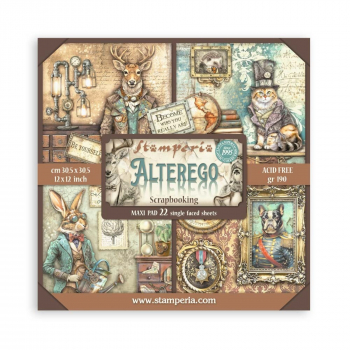 Stamperia - Paper Pad - Alterego 12"x12"