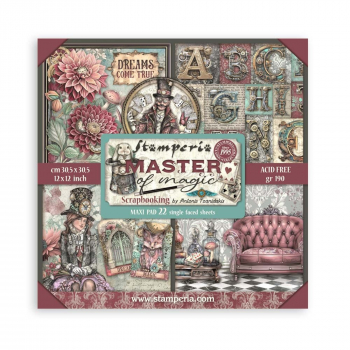 Stamperia - Paper Pad - Master of Magic 12"x12"