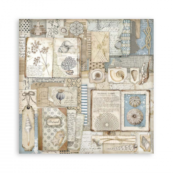 Stamperia - Paper Pad - Silent Sea 12"x12"