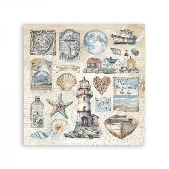 Stamperia - Silent Sea - Stickers