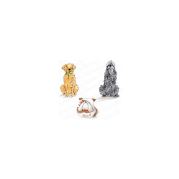 Stamping Bella - Golden, Wolfhound and Bulldog