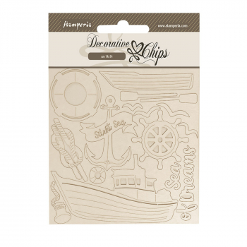 Stamperia - Decorative Chips – Boat