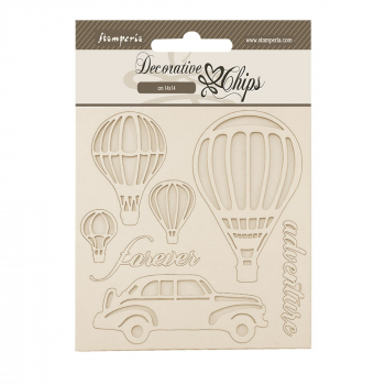 Stamperia - Decorative Chips – Air Balloons