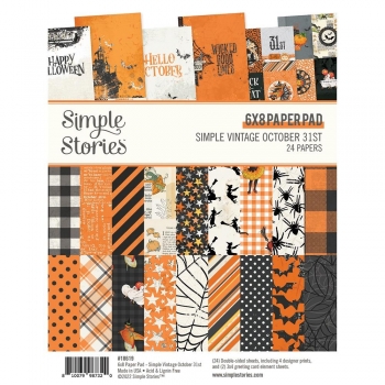 Simple Stories - 6"x8" Paper Pad - Simple Vintage Ocotber 31st