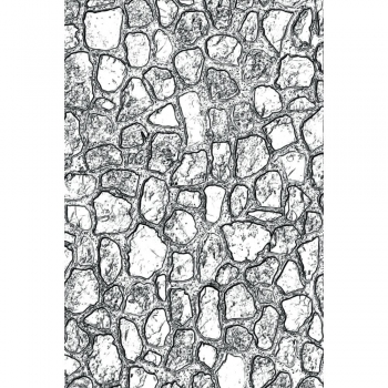 Sizzix Tim Holtz - 3-D Texture Fades Mini - Mini Cobblstone