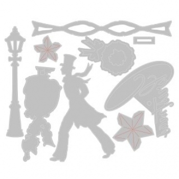 Sizzix Tim Holtz Thinlits - Vault Series: Christmas 