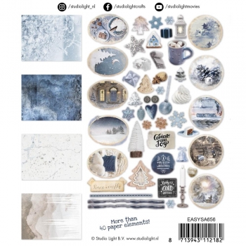 Studio Light Paper Elements - Snowy Afternoon - Merry Christmas
