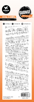 Studio Light Clear Stamps - Grunge - Music Sheet