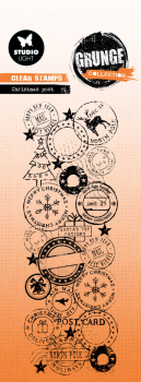 Studio Light Clear Stamps - Grunge - Christmas Post