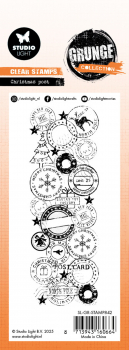 Studio Light Clear Stamps - Grunge - Christmas Post