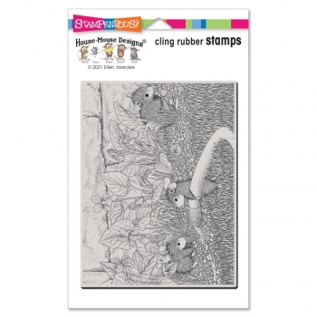Stampendous - Cling Stamp - Violet Garden