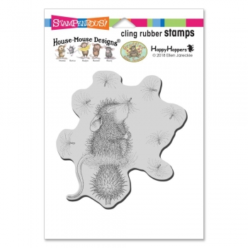Stampendous - Cling Stamp - Thistle Yoga