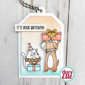 Avery Elle Clearstamps - Birthday Paw-ty