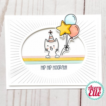 Avery Elle Clearstamps - Birthday Paw-ty