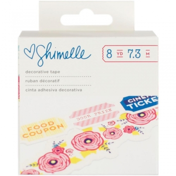 Shimelle Washi Tape - Ticket & Flower Shapes