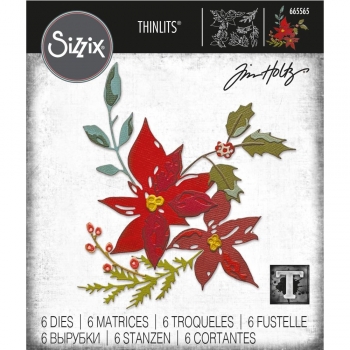 Sizzix Tim Holtz Thinlits - Festive Bouquet