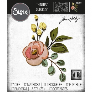 Sizzix Tim Holtz Thinlits - Bloom Colorize