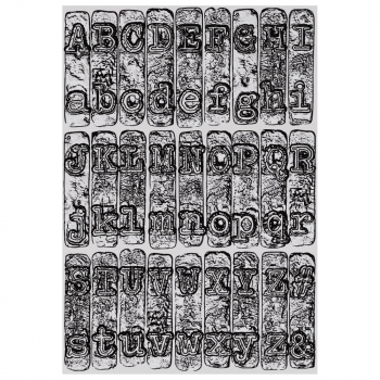 Sizzix Tim Holtz - 3-D Texture Fades - Large - Typewriter