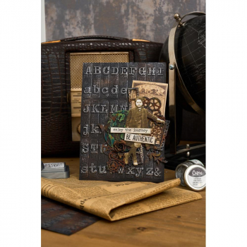 Sizzix Tim Holtz - 3-D Texture Fades - Large - Typewriter