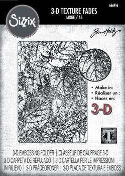 Sizzix Tim Holtz - 3-D Texture Fades - Large - Foliage