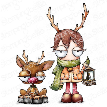Stamping Bella - Mini Oddball Boy and his Reindeer